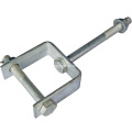 Hot-dip Galvanized D bracket